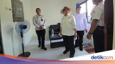 Titiek Soeharto Tinjau Rumdin dari Batako FABA Karya Napi Nusakambangan