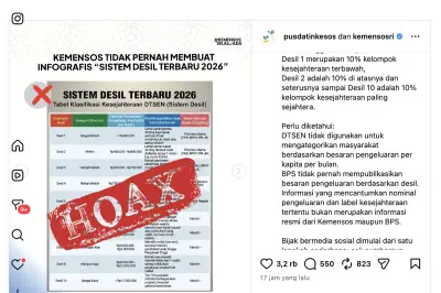 Viral Infografis Sistem Desil 2026, Ini Fakta di Baliknya