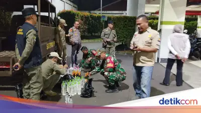 Warung Miras Berkedok Sembako di Bogor Digerebek, 110 Botol Disita