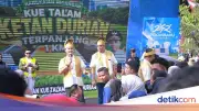Festival Kue Talam Durian Sepanjang 1 Km di Pekanbaru Pecahkan Rekor MURI