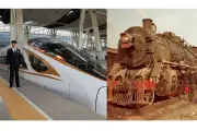 Foto Masinis China 26 Tahun: Dari Kereta Uap ke Kereta Cepat Fuxing
