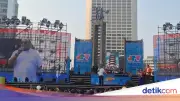 HUT Ke-499 Jakarta: Warga Padati Bundaran HI dalam Perayaan Penuh Warna