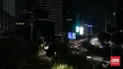 Jakarta Gelap Satu Jam Malam Ini untuk Hemat Energi