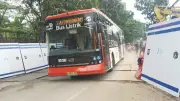 Jalan Ambles di Lenteng Agung, Transjakarta Pangkas Rute 4B dan D21