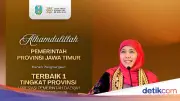 Jatim Raih Penghargaan Pemda Terbaik dalam Penurunan Pengangguran