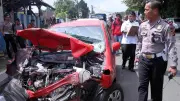 Kapolsek di Lampung Ditabrak Mobil Pengedar Narkoba Saat Barikade