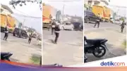 Kapolsek Terpental Saat Mobil Patroli Ditabrak Pengedar Narkoba di Way Kanan