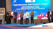 Kemenkum Serahkan Lahan 6,3 Hektare untuk Bangun Sekolah Rakyat