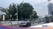 Massa Aksi di Patung Kuda Bubar, Lalu Lintas Jakarta Pusat Normal Kembali