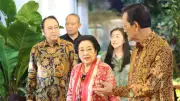 Megawati dan Gibran Dampingi Prabowo di Upacara Hari Pancasila