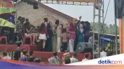 Organ Tunggal di Lampung Bikin Tawon Keluar Sarang, Tamu Kocar-kacir