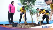 Polda Sumsel Luncurkan Gerakan Tanam 10.000 Pohon Sambut Hari Bhayangkara