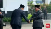 Prabowo Hadiri Upacara Persemayaman Ryamizard di Kemhan