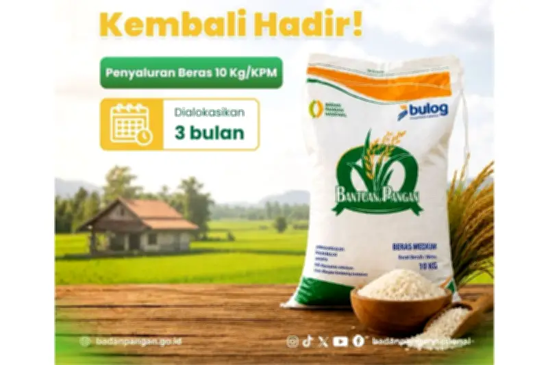 Bantuan Pangan Beras 2026 untuk 33,24 Juta KPM