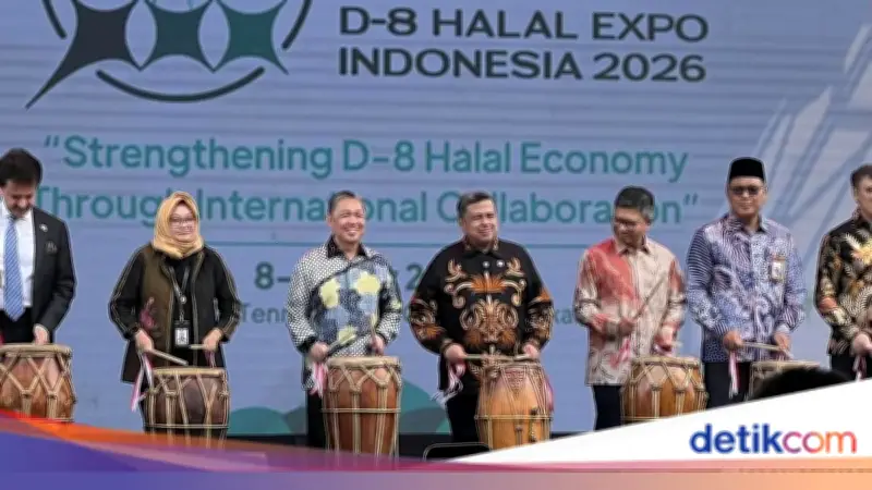 D-8 Halal Expo Indonesia Dibuka, RI Galang Kekuatan Ekonomi Halal