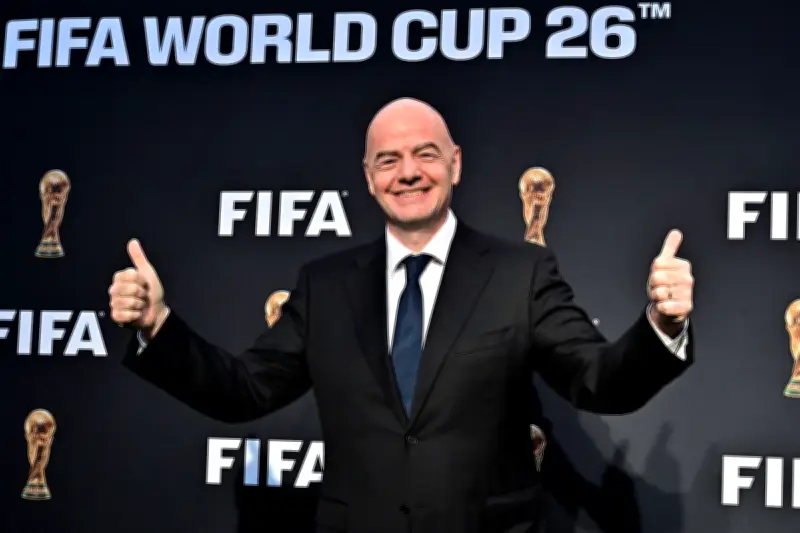 Foto Gianni Infantino Hadiri Dua Pertandingan Piala Dunia 2026 Sekaligus Ternyata Hoaks