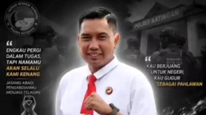 Kapolri Beri Kenaikan Pangkat Luar Biasa untuk Aipda Yudhie yang Gugur