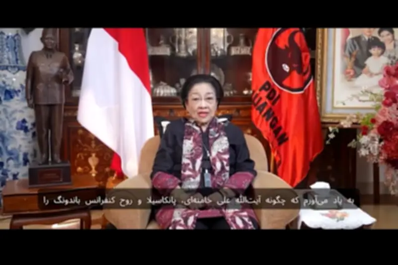 Megawati Sampaikan Belasungkawa untuk Ayatollah Khamenei di TV Iran