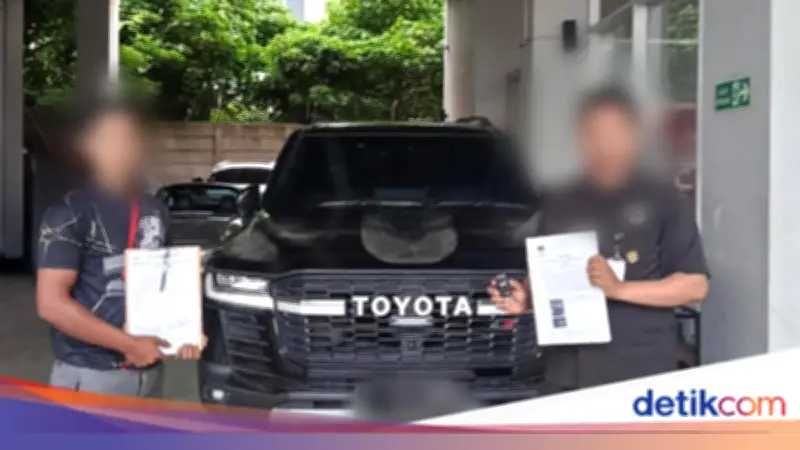 Mobil Land Cruiser Suap Bupati Kuansing Tiba di Rupbasan KPK