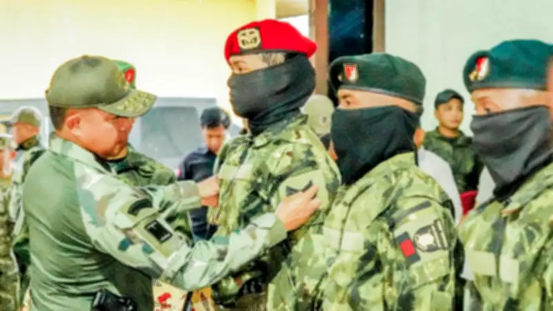 Panglima TNI Naikkan Pangkat 23 Prajurit dan Resmikan Fasilitas Pertahanan di Papua