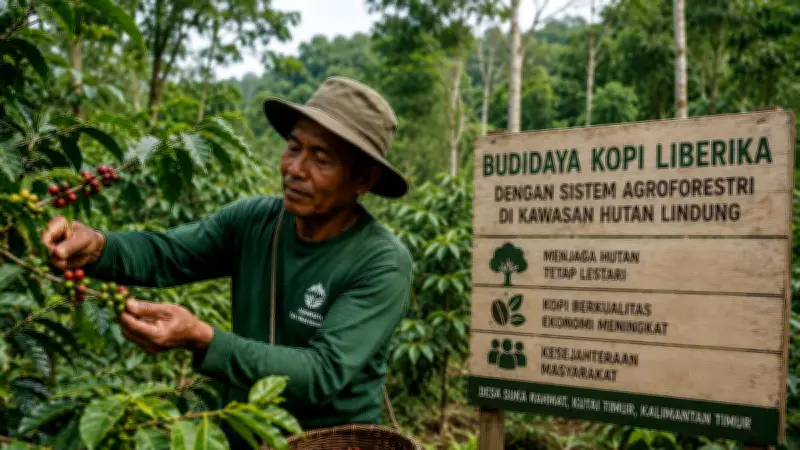 Petani Kaltim Kembangkan Kopi Berkelanjutan di Hutan Lindung