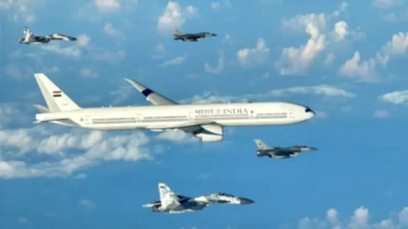 PM Modi Disambut Pengawalan 5 Jet Tempur TNI AU, Ini Agendanya
