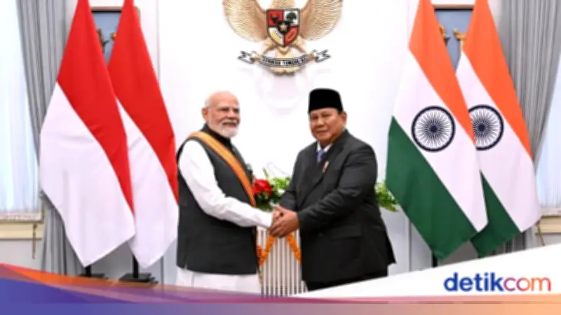 PM Modi Terima Bintang Adipura dari Prabowo, Sebut Penghargaan Milik Rakyat India