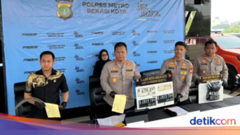 Polisi Bekuk 3 Begal Ojol di Bekasi, Pelaku Residivis