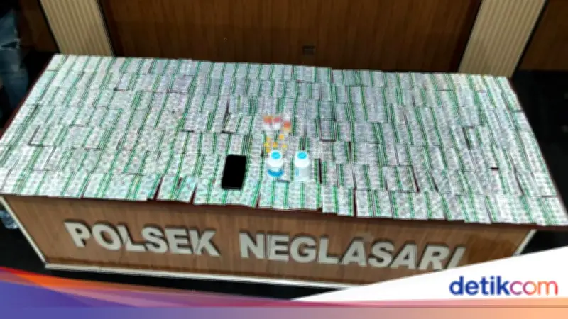 Polisi Tangkap Pengedar Obat Keras di Tangerang, Sita 4.650 Pil