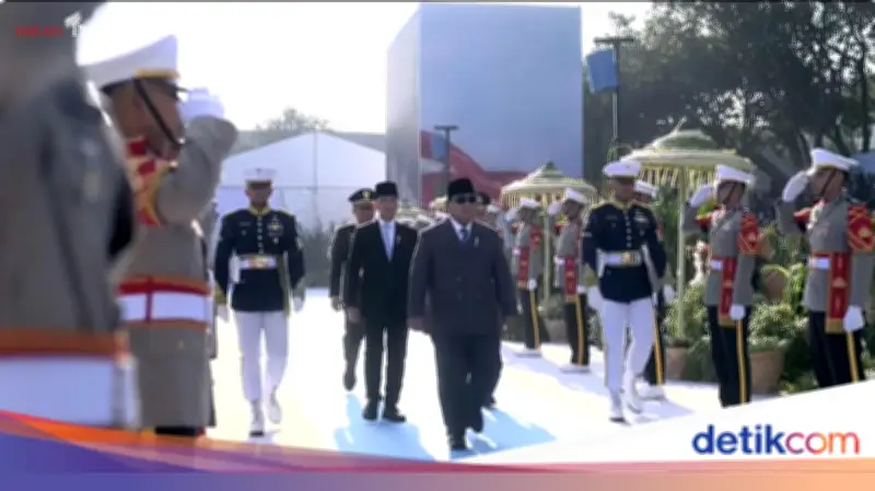 Prabowo dan Gibran Hadiri Hari Bhayangkara ke-80 di Cikeas