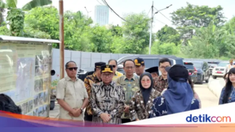 Pramono Minta Sisah 600 Meter Penataan Kali Grogol Dikebut, Anggaran APBD Siap