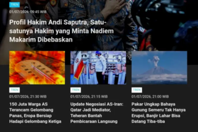 Profil Andi Saputra: Satu-satunya Hakim yang Minta Nadiem Makarim Bebas