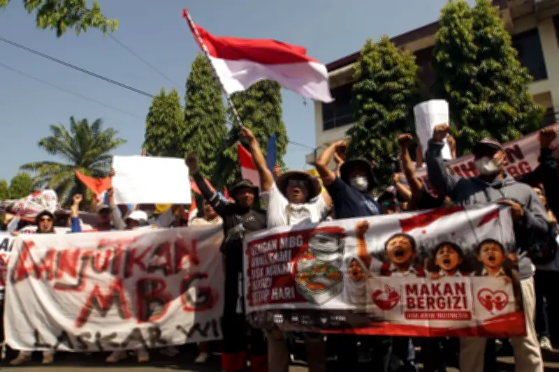 Relawan SPPG Tuntut Program Makan Bergizi Gratis Tak Dihentikan