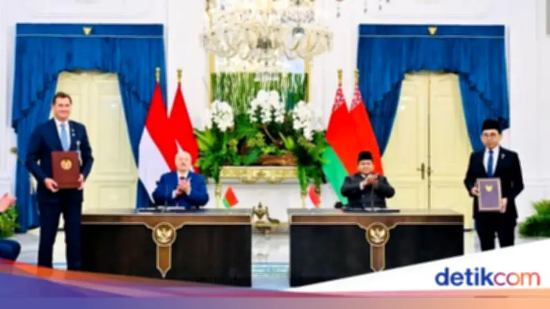 RI dan Belarus Teken Kerja Sama Budaya, Disaksikan Prabowo dan Lukashenko