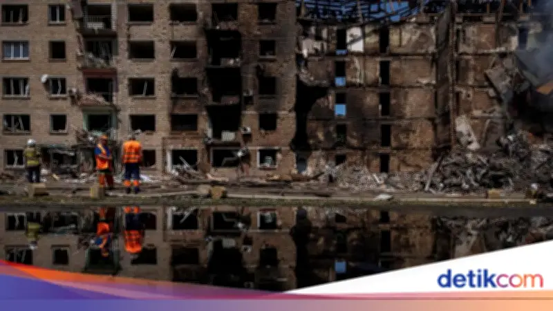 Rudal Rusia Hantam Kyiv, 11 Luka dan 1 Tewas
