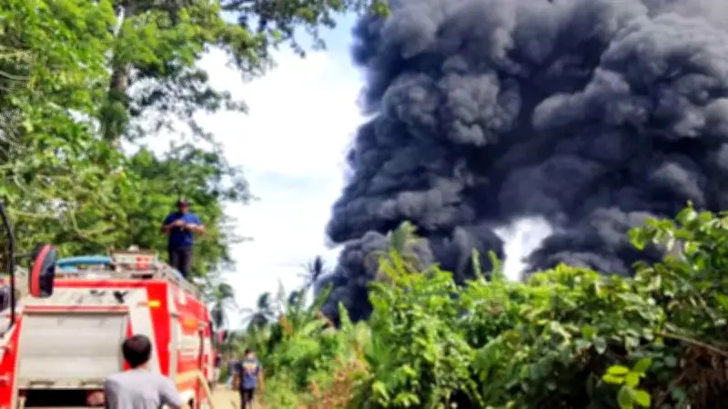 Sumur Minyak Aceh Timur Masih Terbakar, BPBD Fokus Cegah Api Meluas