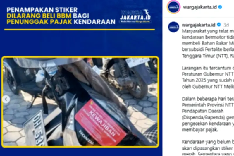 Telat Bayar Pajak Tak Bisa Beli Pertalite? Ini Faktanya
