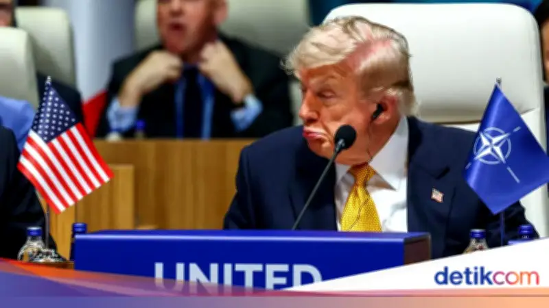 Trump Ngamuk di KTT NATO: Ancam Hentikan Perdagangan dengan Spanyol
