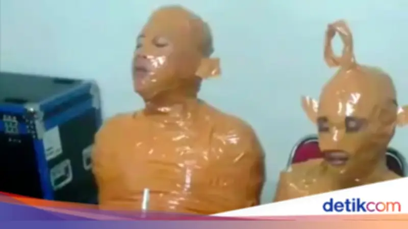 Viral Hukuman Maling Dilakban Jadi Teletubbies Ternyata Konten Kreator
