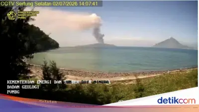Video Viral Erupsi Gunung Anak Krakatau Malam Hari Ternyata Hoax