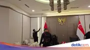 Brimob Sterilisasi Bandara Halim Jelang Kunjungan PM Singapura Lawrence Wong