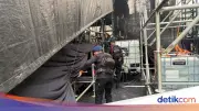 Brimob Sterilisasi Stadion Madya GBK untuk BIGU FEST 2026