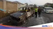 Mobil Toyota Kijang Terbakar Usai Isi BBM di SPBU Ciputat, Pengemudi Luka Bakar