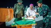 Pangkogabwilhan III Pimpin Penyerahan Jenazah Pilot AMA Capt. Nicholas