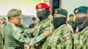 Panglima TNI Naikkan Pangkat 23 Prajurit dan Resmikan Fasilitas Pertahanan di Papua