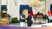 Prabowo Sambut PM India Narendra Modi dengan Upacara Kenegaraan di Istana Merdeka