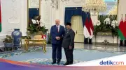 Prabowo Terima Kunjungan Presiden Belarus Aleksandr Lukashenko di Istana Merdeka